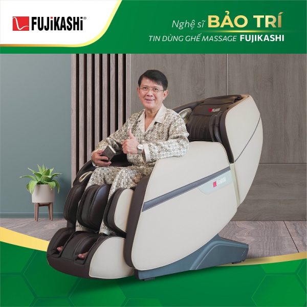 GHẾ MASSAGE FUJIKASHI FJ-1900 Nâu – be CAO CẤP CHÍNH HÃNG--GHE-MASSAGE-TOÀN-THÂN-FUJIKASHI-FJ-1900-Nâu-–-be