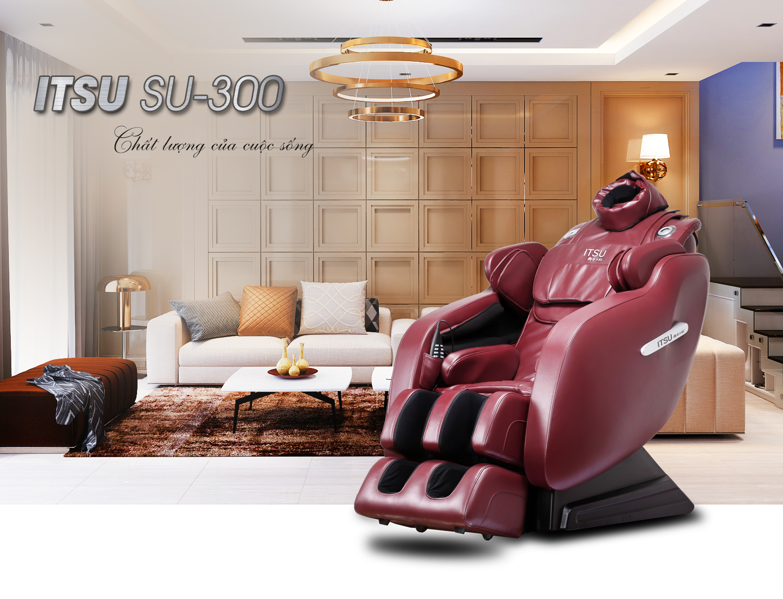 Ghế massage toàn thân cao cấp ITSU SU-300