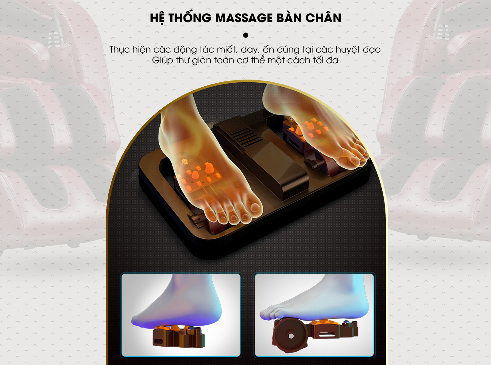 ITSU SU-300 với chức năng massage chân