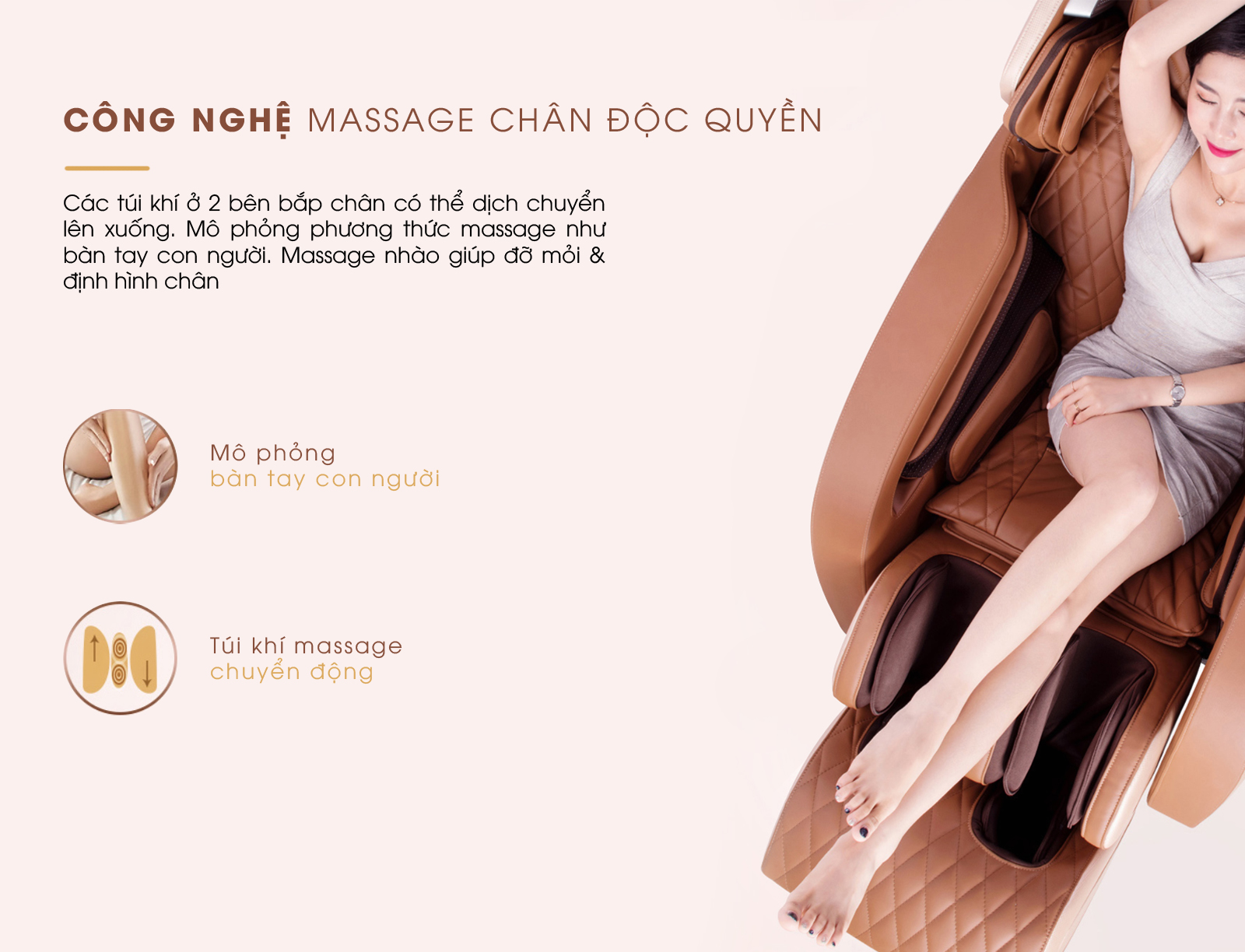 Kỹ thuật massage độc quyền bởi ITSU