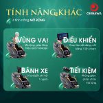 GHẾ MASSAGE OKINAWA BLACK PEARL H - 515 chính hãng--GHE-Massage-OKINAWA-BLACK-PEARL-H-515