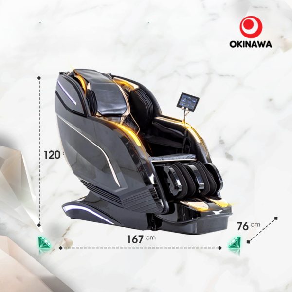 GHẾ MASSAGE OKINAWA BLACK PEARL H - 515 chính hãng--GHE-Massage-OKINAWA-BLACK-PEARL-H-515