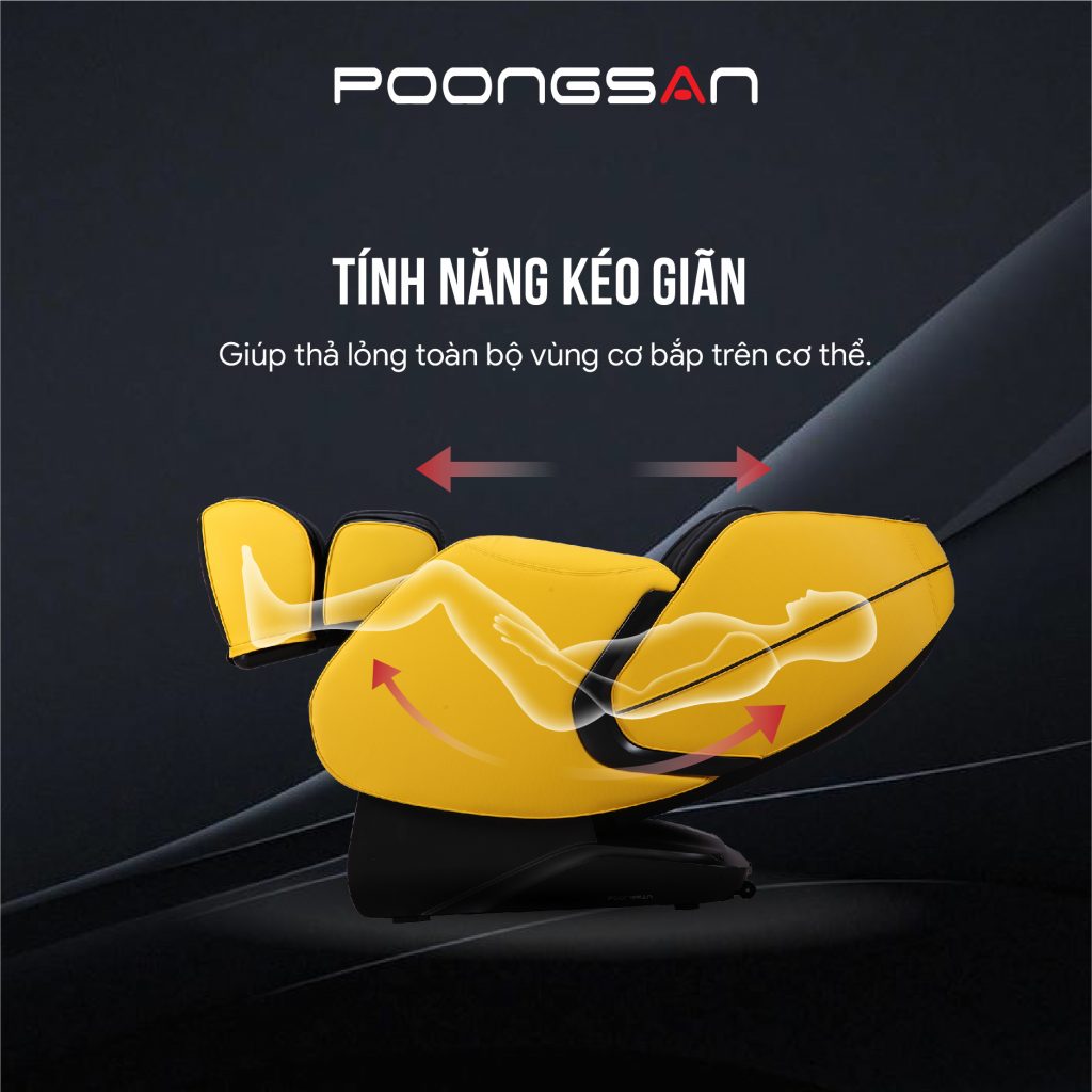 Ghế massage POONGSAN MCP-202 chính hãng-