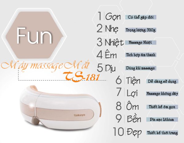 máy massage mắt mini