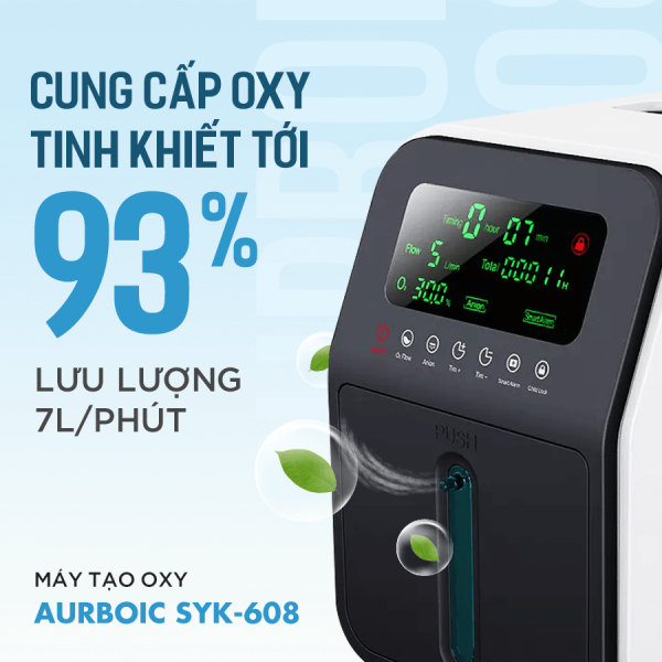 Máy Tạo Oxy Y Tế Aurboic SYK-608