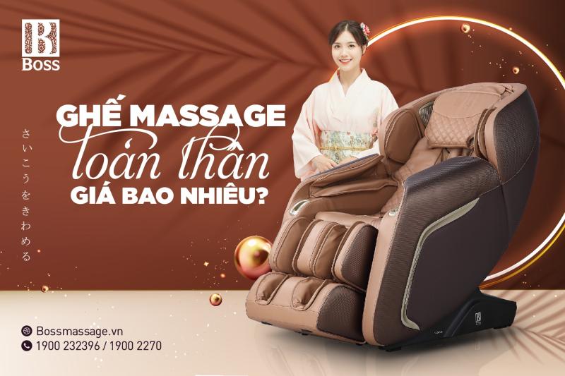 ghế massage toàn thân giá bao nhiêu