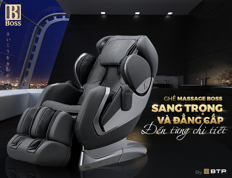 Ghế massage BOSS nâng tầm đẳng cấp không gian