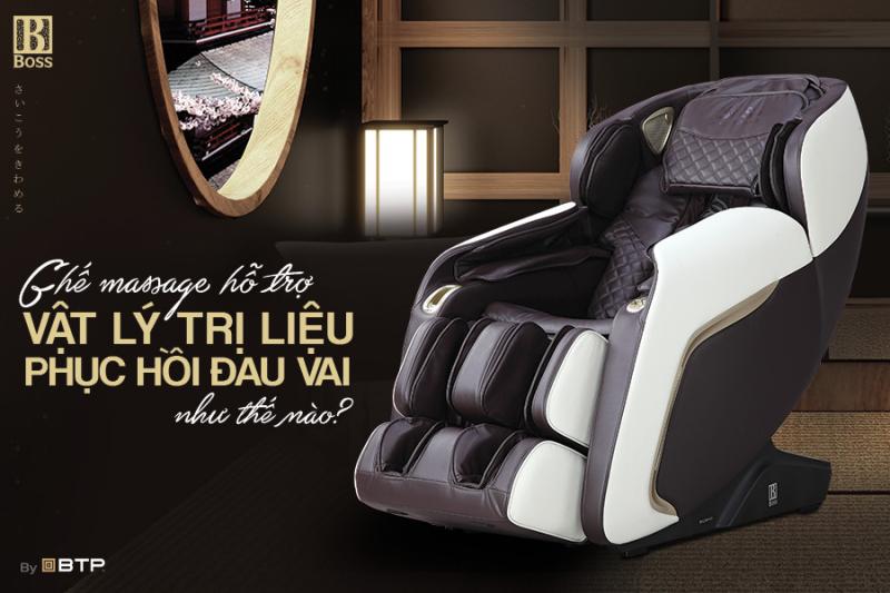 Ghế massage hỗ trợ vật lý trị liệu