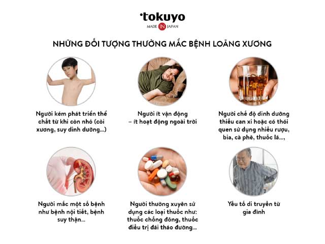 những đối tượng dễ bị loãng xương