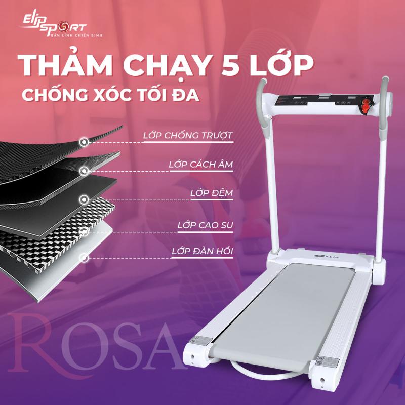 Máy chạy bộ điện đơn năng ELIP Rosa