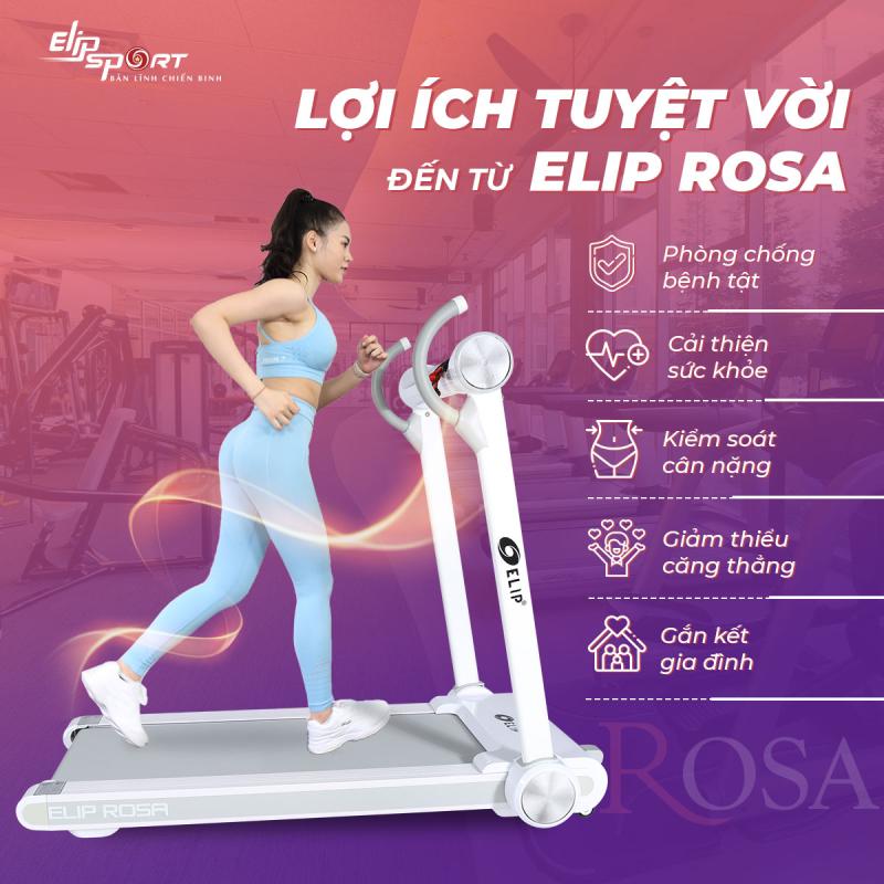 Máy chạy bộ điện đơn năng ELIP Rosa