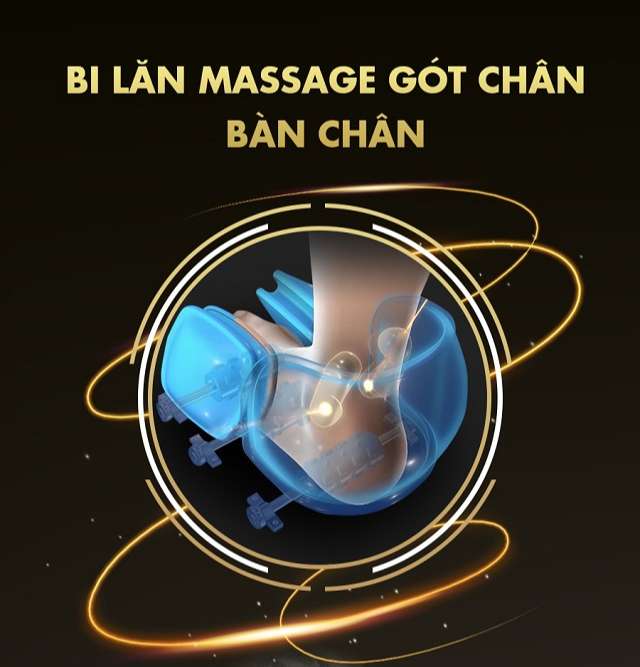 Con lăn massage chân thư giãn