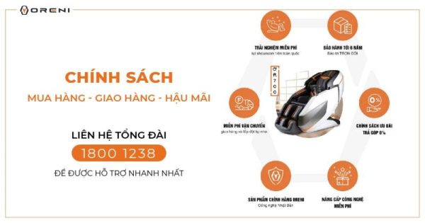 chính sách hậu mãi oreni or-700