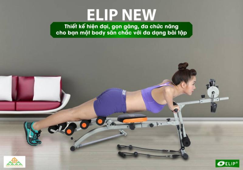 Máy tập bụng đa năng Elip New