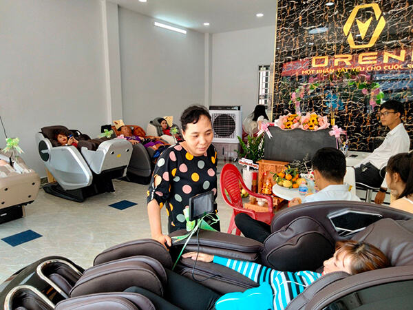 ORENI là thương hiệu phân phối ghế massage toàn thân hàng đầu