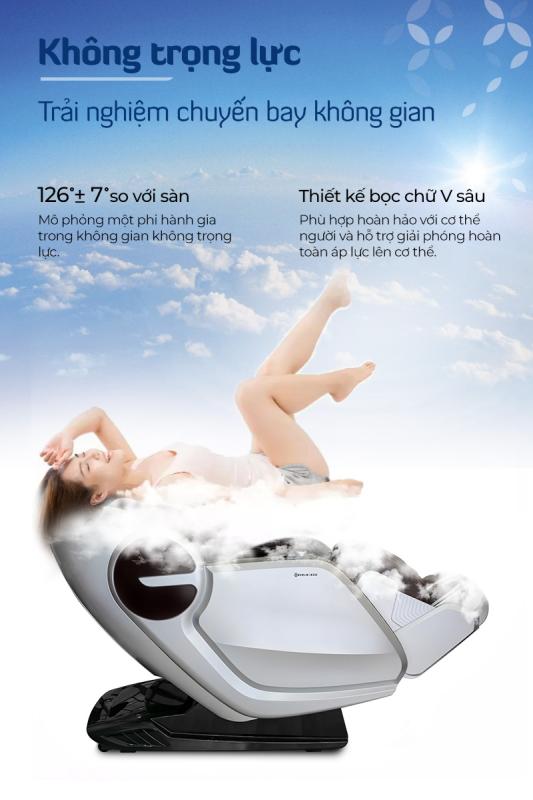 công nghệ massage không trọng lực zero gravity