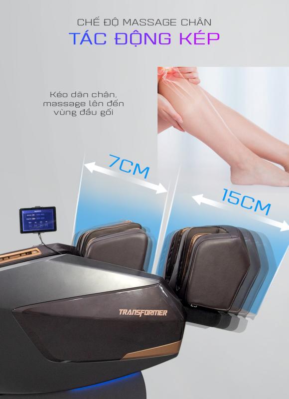 GHẾ MASSAGE CHÂN TÁC ĐỘNG KÉP