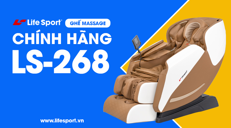 Slider chi tiết sản phẩm Ghế Massage LifeSport LS-268