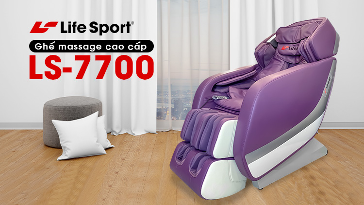 Ghế massage lifesport ls 999 | con lăn 5D - thông tin giới thiệu từ NSX mô phỏng tay người