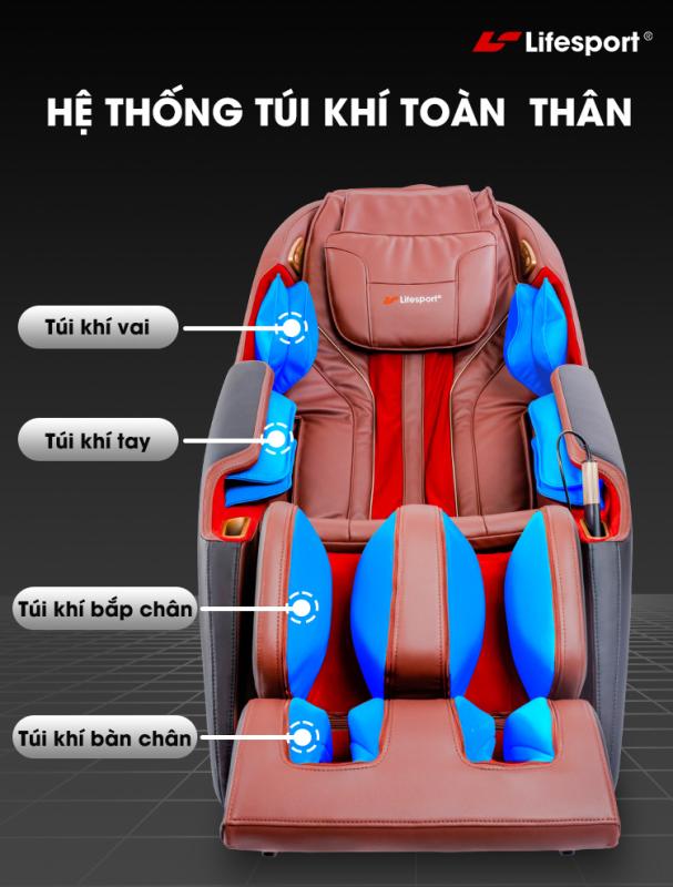 Ghế massage toàn thân Life Sport LS-789 với con 4D cải tiến