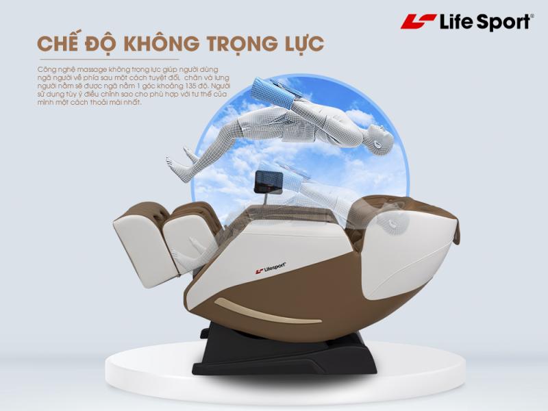 Ghế massage Life Sport Ls-799 sở hữu công nghệ hiện đại