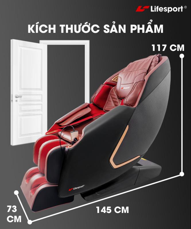 Kích thước ghế massage LS-900 | LIFESPORT