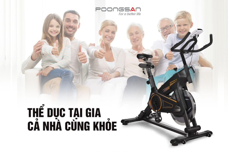 xe đạp tập bep 670