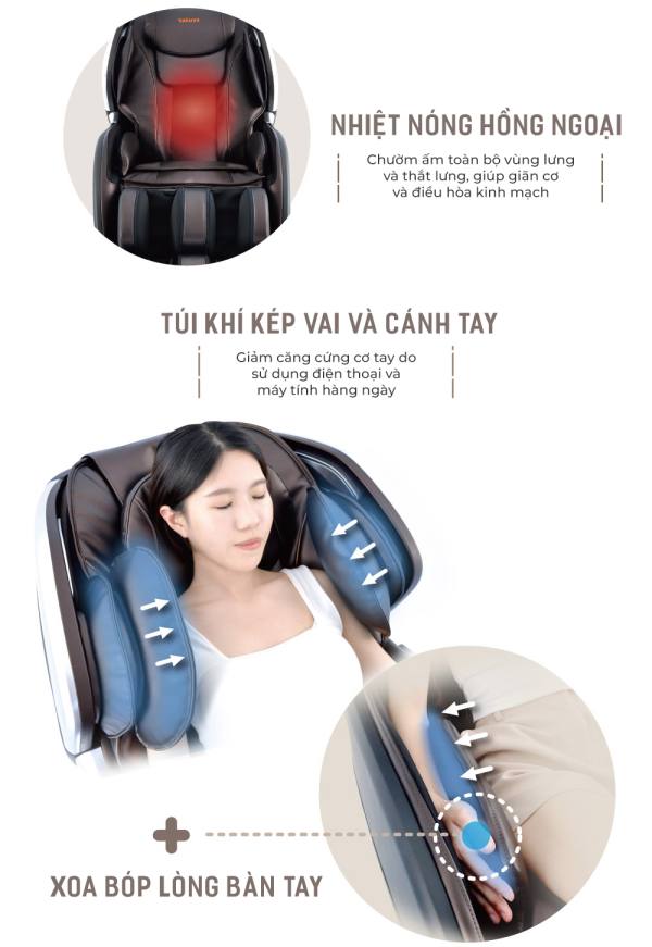 Ghế massage trị liệu Tokuyo TC-330