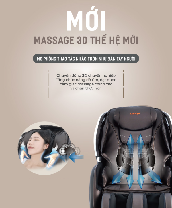 Ghế massage Tokuyo số 1 Nhật Bản